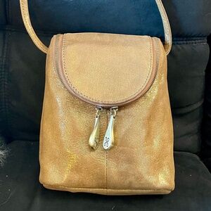 HOBO - Fern gold metalic crossbody bag